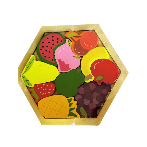 Hexagon Shape 3D puzzle (any 1 random piece)