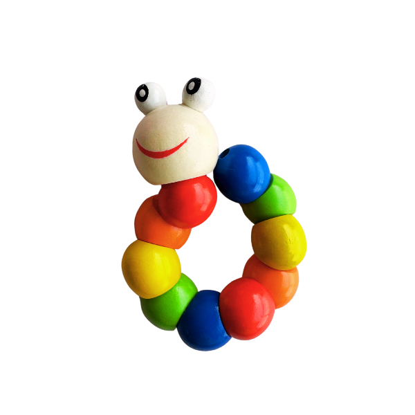 Wooden Caterpillar Sensory Toy
