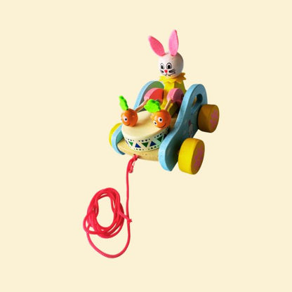 Rabbit Pull Along Toy