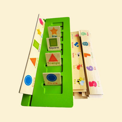 Knowledge Classification Box (Alphabets, Spellings, Numbers, Shapes) 80 Pieces