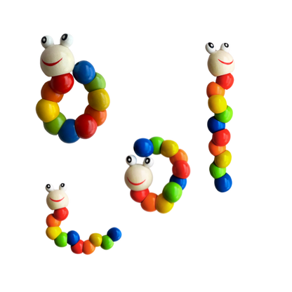 Wooden Caterpillar Sensory Toy