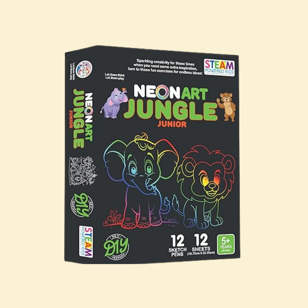 Neon Art Jungle Theme