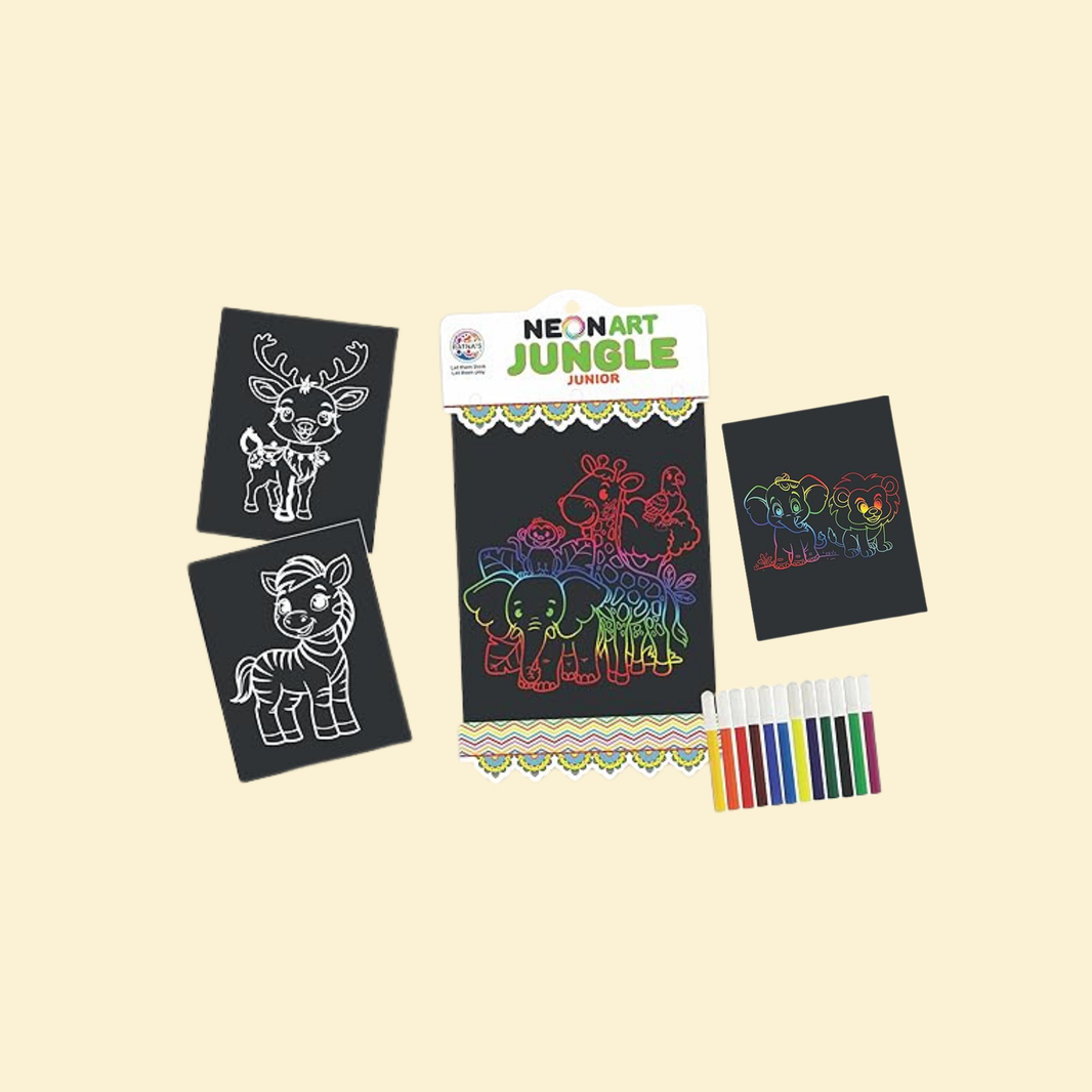 Neon Art Jungle Theme