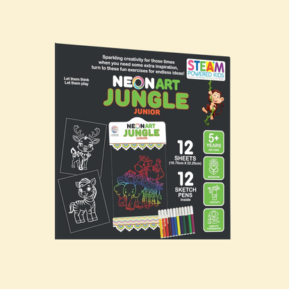 Neon Art Jungle Theme
