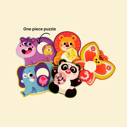 One Piece Puzzle - 2 Sets (10 different animals)