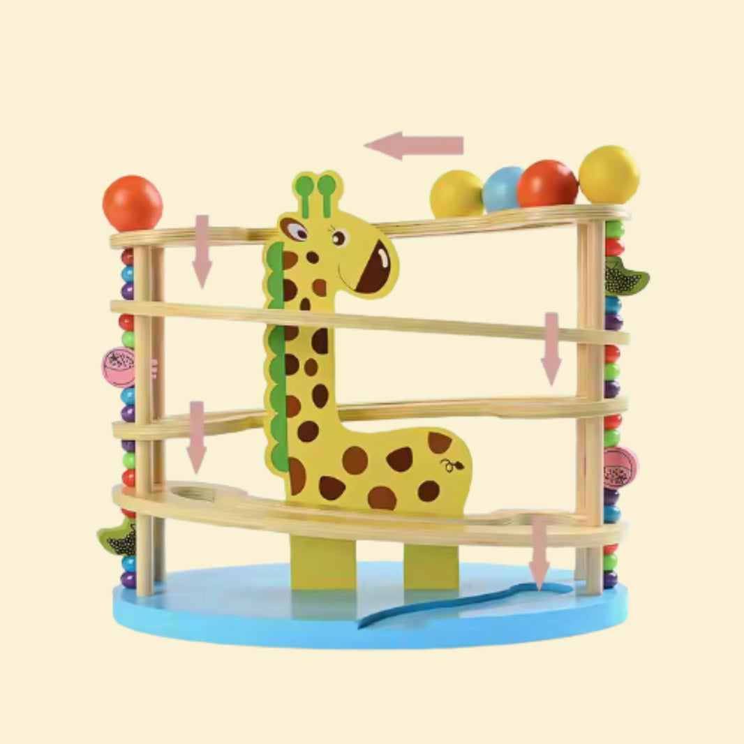 Animal roll ball tower