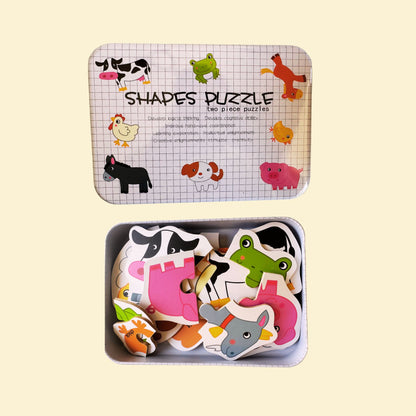 2 Piece Shapes puzzle