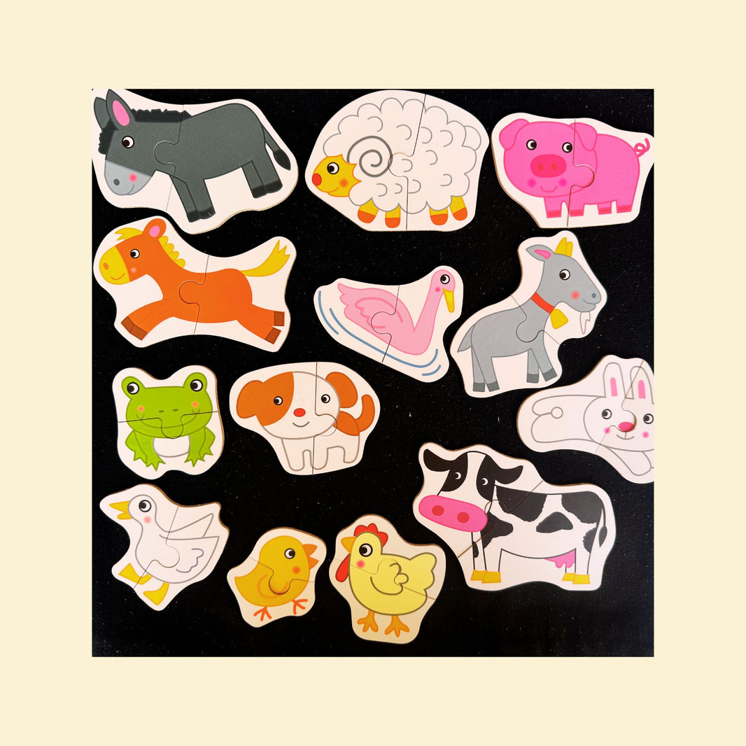 2 Piece Shapes puzzle