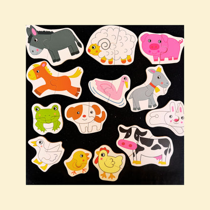 2 Piece Shapes puzzle