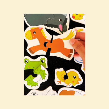 2 Piece Shapes puzzle