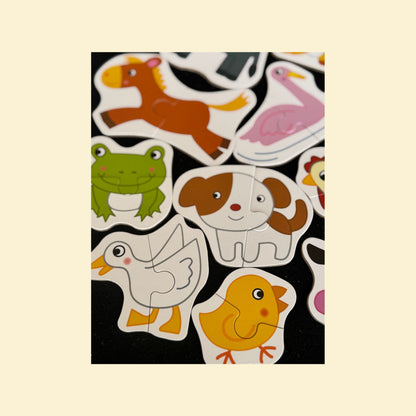 2 Piece Shapes puzzle