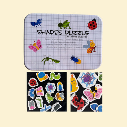 2 Piece Shapes puzzle