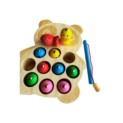 Wooden Magnetic Fishing Game