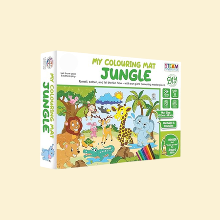 Colouring Mat - Jungle Theme