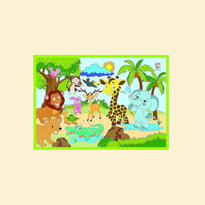 Colouring Mat - Jungle Theme
