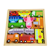 Wooden 3D Puzzle (Any 1 Random Piece)