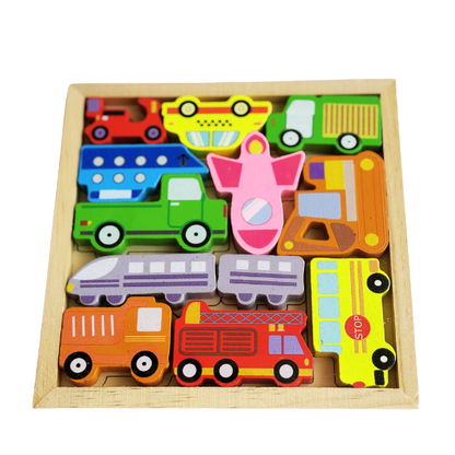 Wooden 3D Puzzle (Any 1 Random Piece)