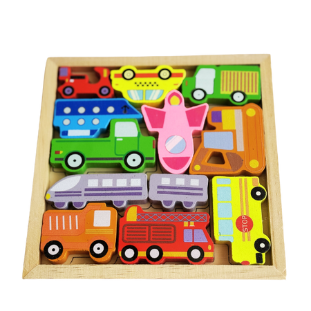 Wooden 3D Puzzle (Any 1 Random Piece)