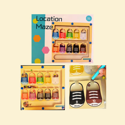 Magnetic Location Maze