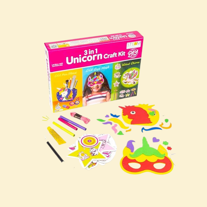 3 in 1 Unicorn Craft Kit