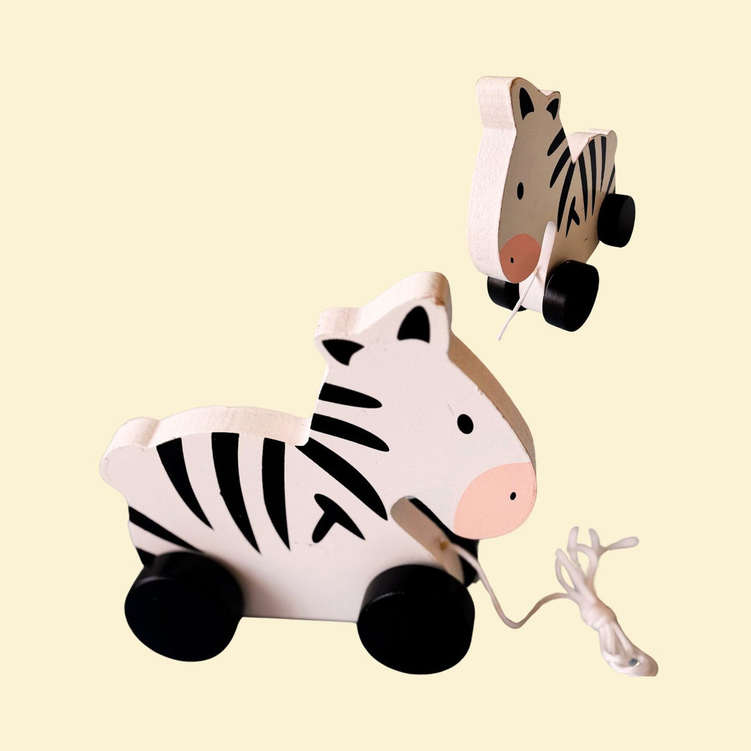Wooden Pull along Animals