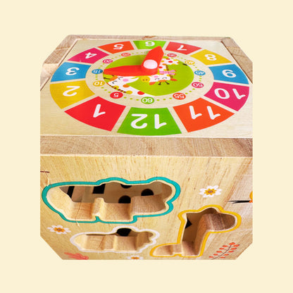 Multifunction 8 in 1 wooden block