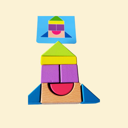 Rainbow Building Block 15 Pieces