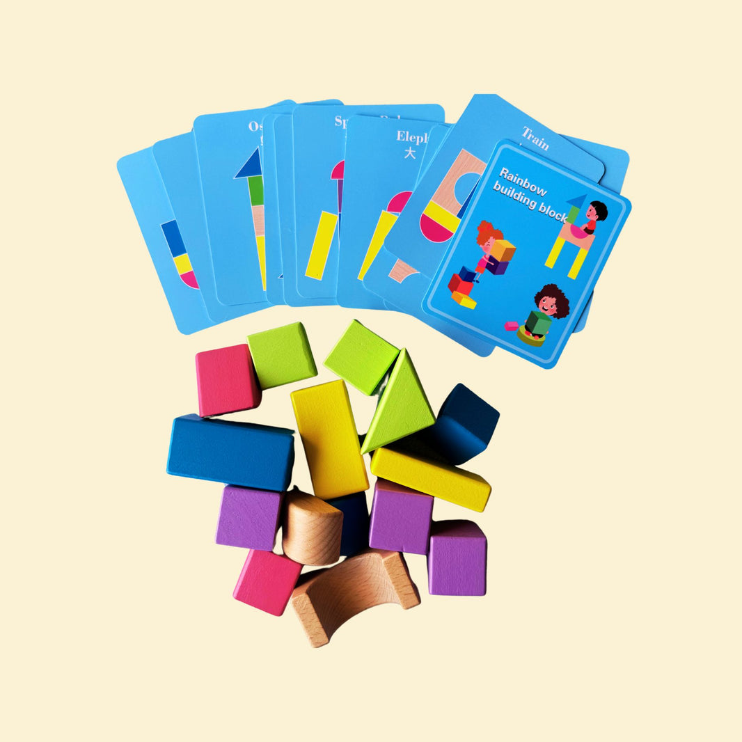 Rainbow Building Block 15 Pieces