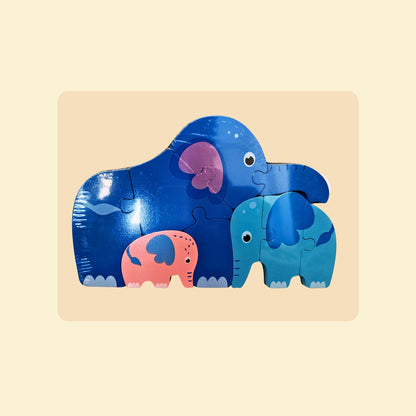 Wooden Family Puzzle