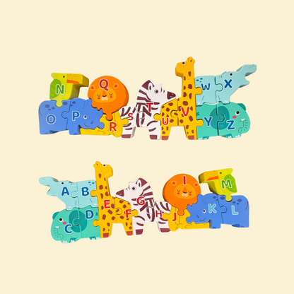 Wooden 3D Puzzle - Alphabets