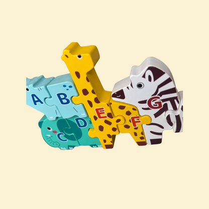 Wooden 3D Puzzle - Alphabets