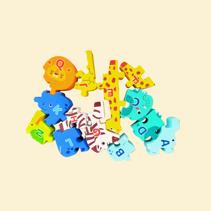 Wooden 3D Puzzle - Alphabets