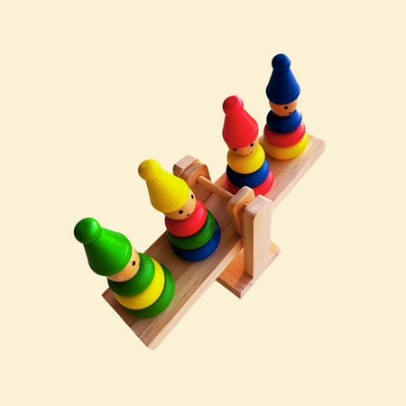 Wooden Clown Balance