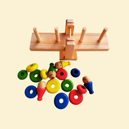 Wooden Clown Balance