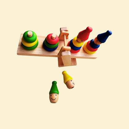 Wooden Clown Balance