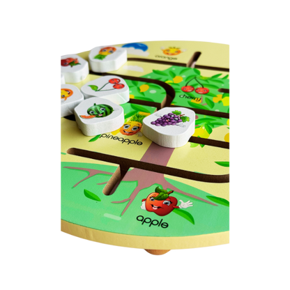 Wooden Track Fruit Maze