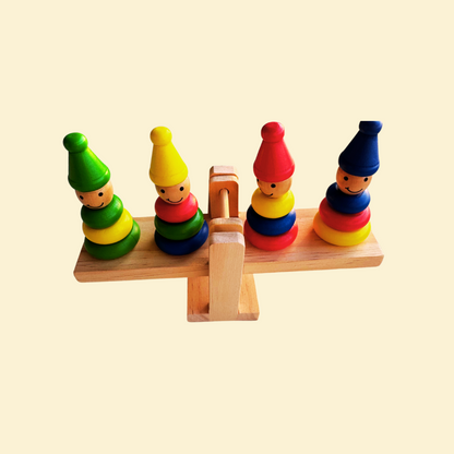 Wooden Clown Balance