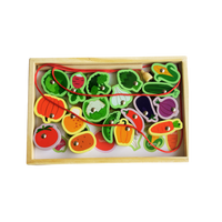 Wooden Magnetic Lacing Puzzle