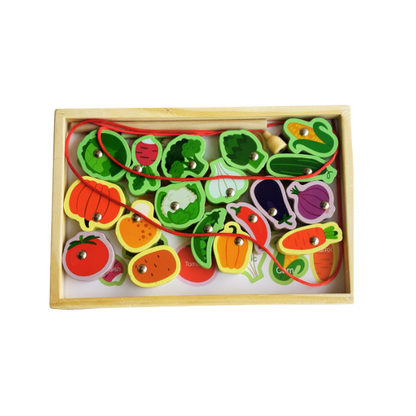 Wooden Magnetic Lacing Puzzle