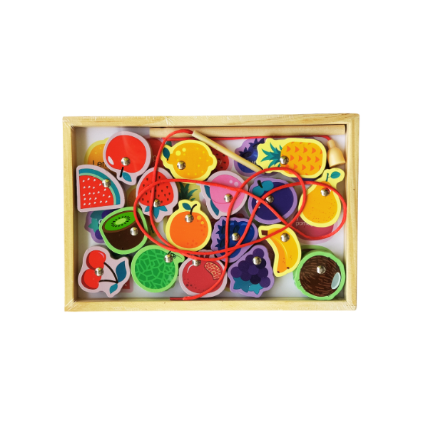 Wooden Magnetic Lacing Puzzle