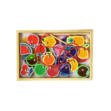 Wooden Magnetic Lacing Puzzle