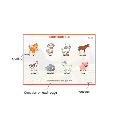 Activity Book - Part 1 | Reusable Wipe & Clean | Ages 2–5