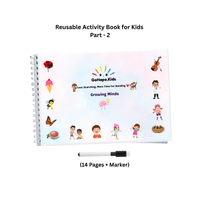 Activity Book - Part 2 | Reusable Wipe & Clean | Ages 2–5