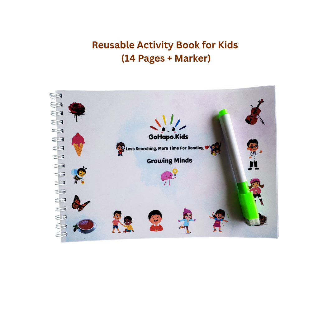 Activity Book - Part 2 | Reusable Wipe & Clean | Ages 2–5