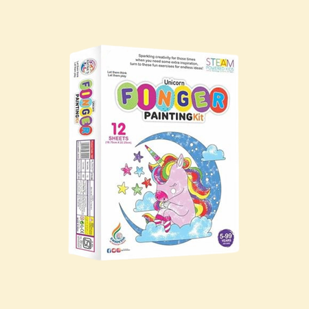 Finger Painting Kit - Unicorn theme