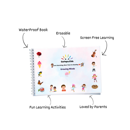 Activity Book - Part 2 | Reusable Wipe & Clean | Ages 2–5