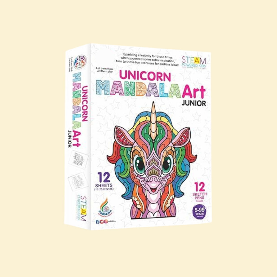 Unicorn Mandala Art - Kids