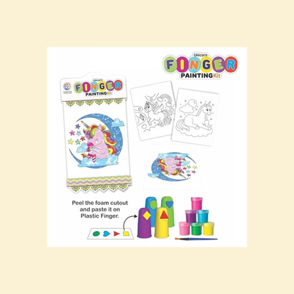 Finger Painting Kit - Unicorn theme