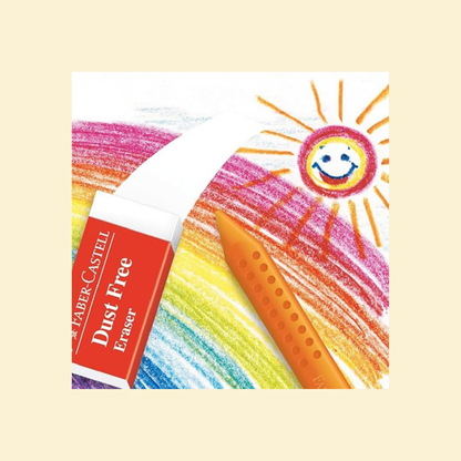 Faber Castell Crayons - 12 Grip Erasable Crayons