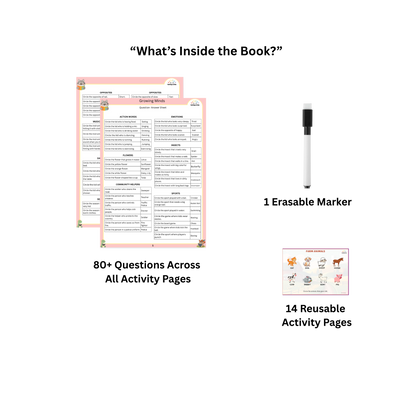 Activity Book - Part 2 | Reusable Wipe & Clean | Ages 2–5